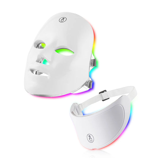 7 Colours LED Facial Mask - RED LIGHT THERAPY MASK
