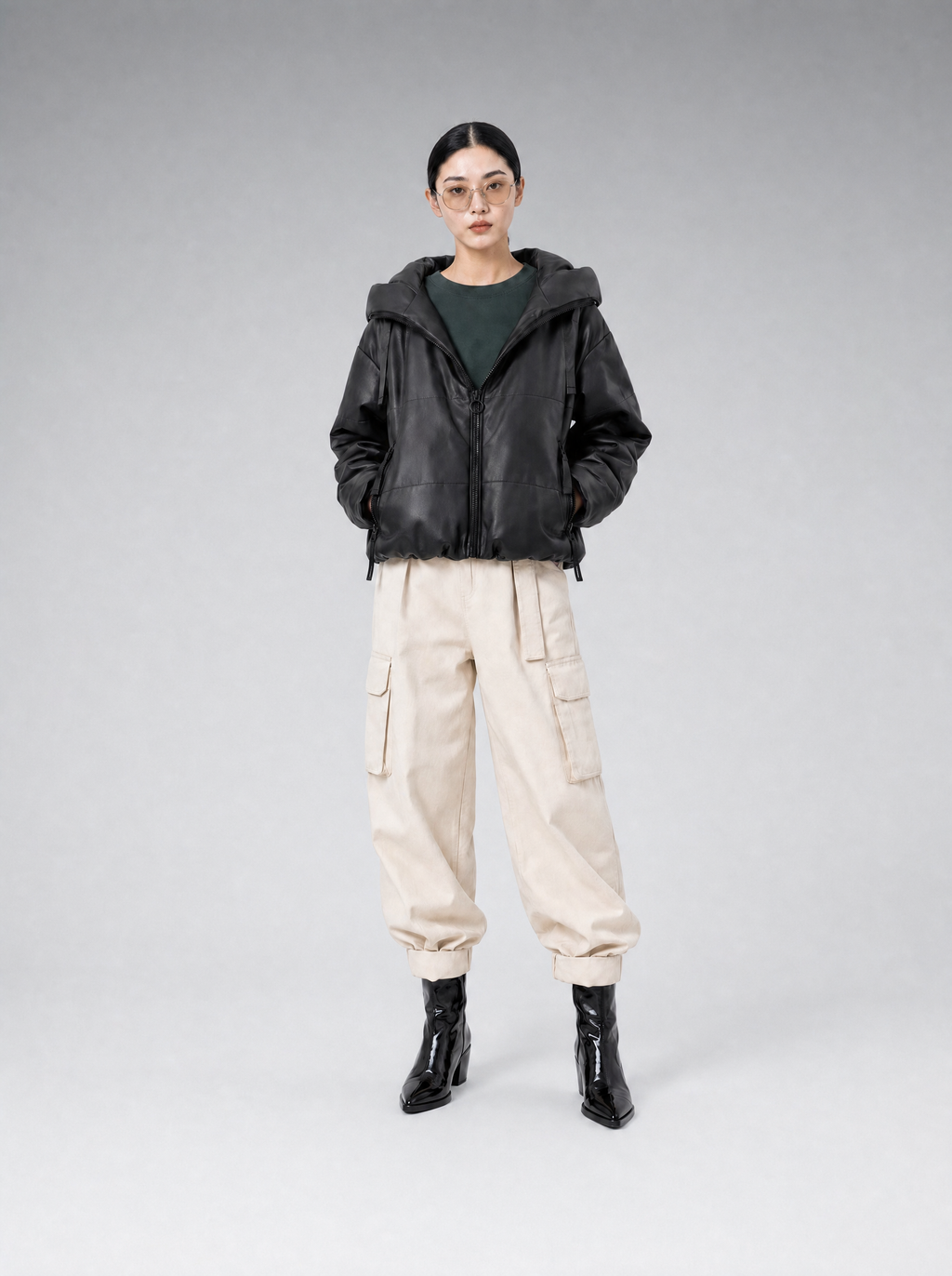 Vantablack Puffer Jacket