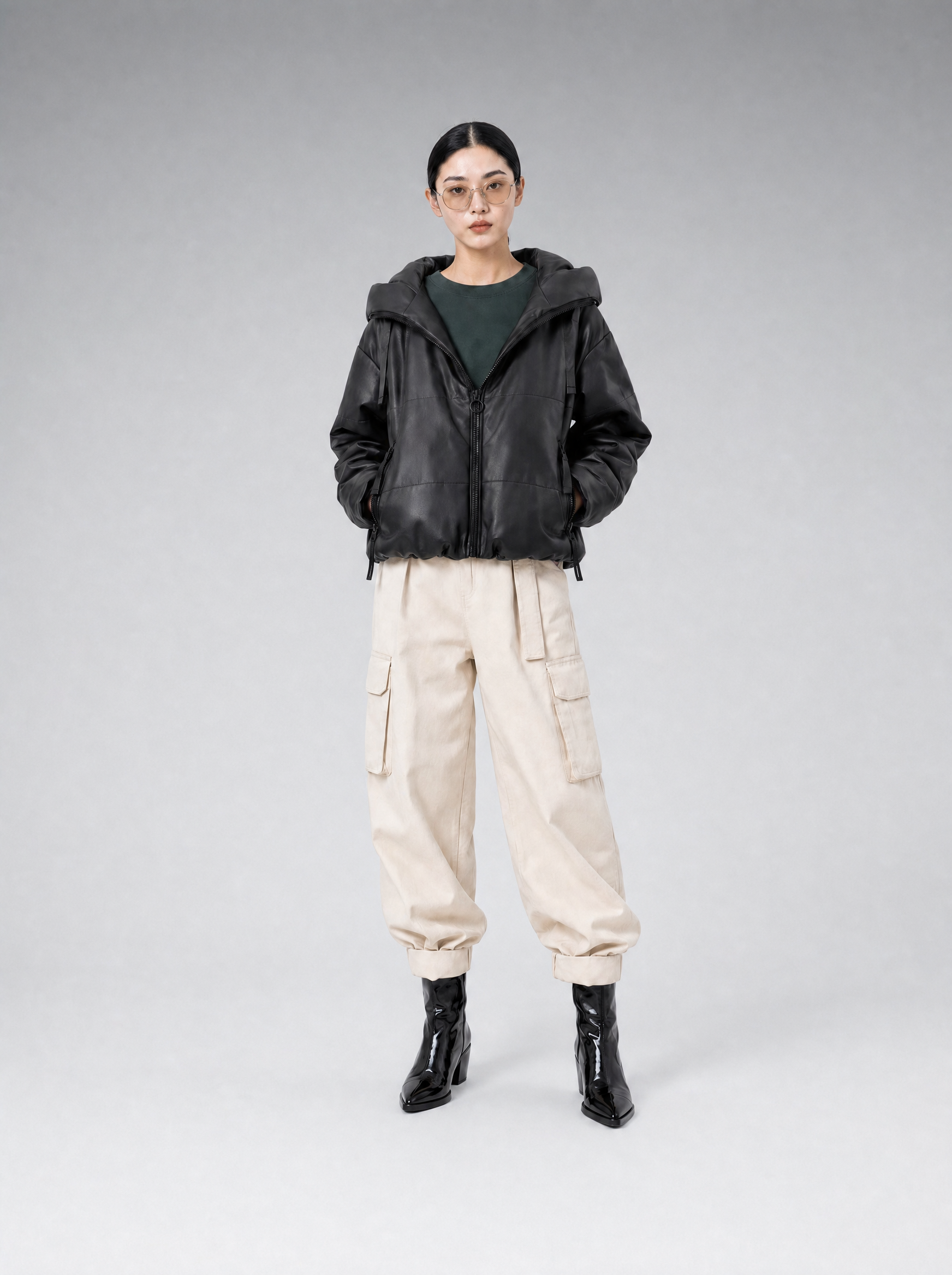 Vantablack Puffer Jacket