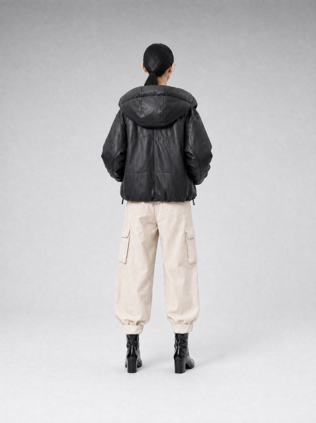 Vantablack Puffer Jacket