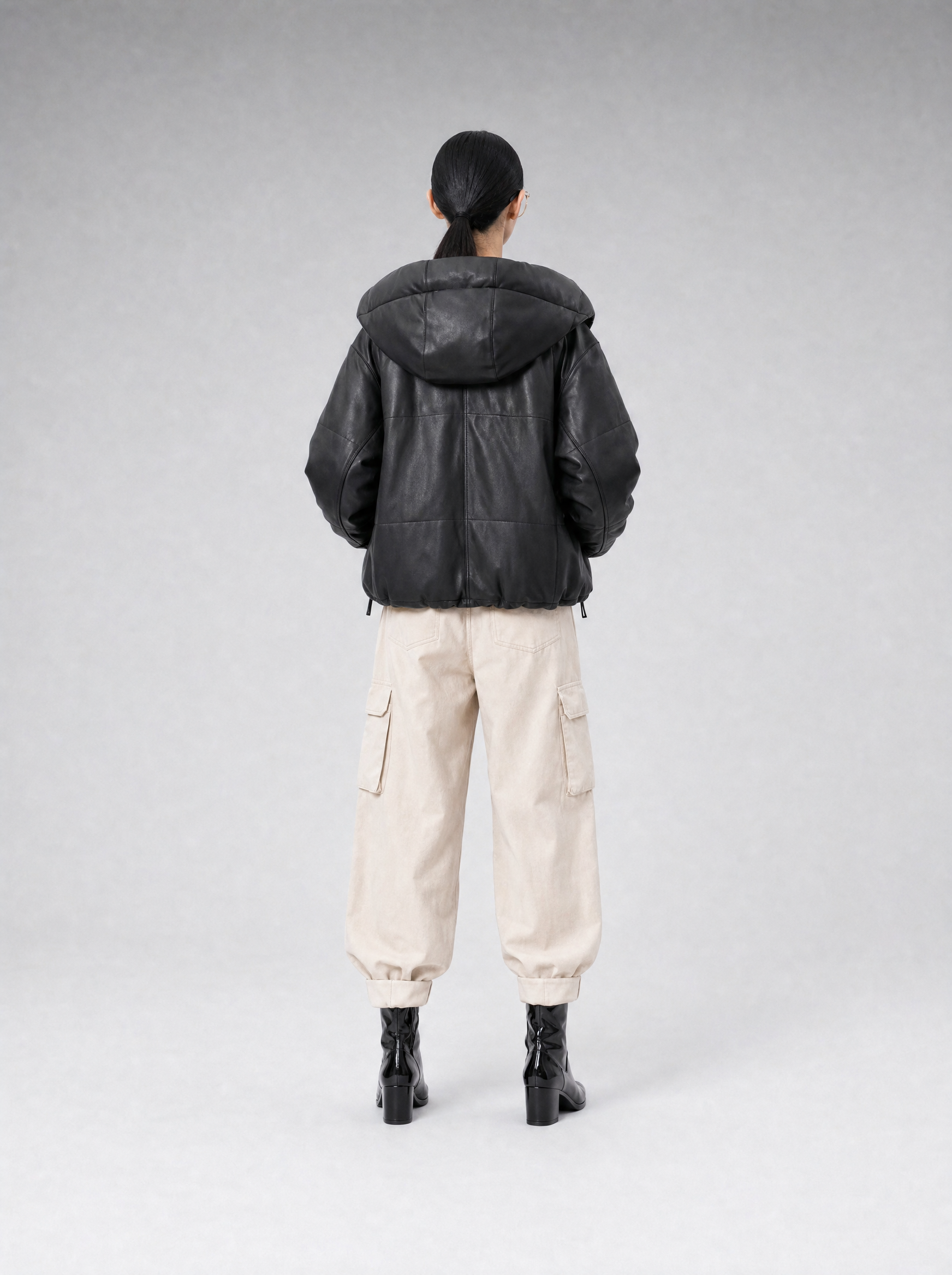 Vantablack Puffer Jacket