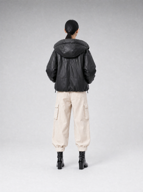 Vantablack Puffer Jacket